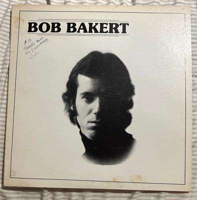 Bob Bakert - Autographed Cover
